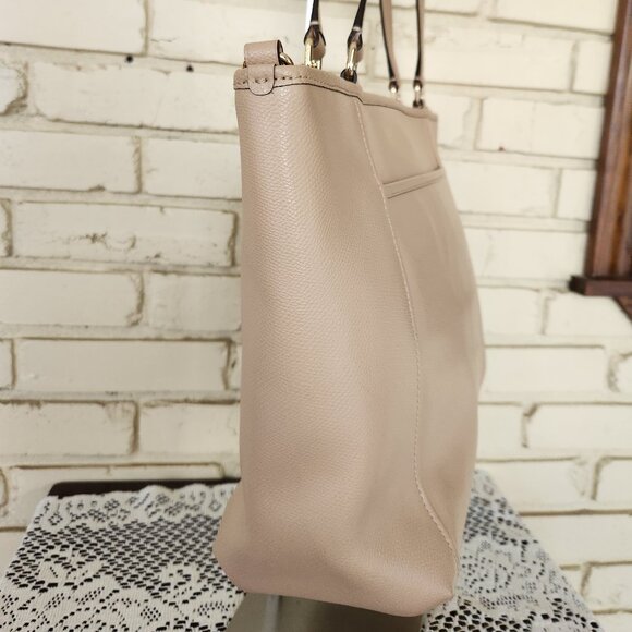 Euc Coach Light Tan Leather Shouder Bag Tote Purse - Picture 3 of 14